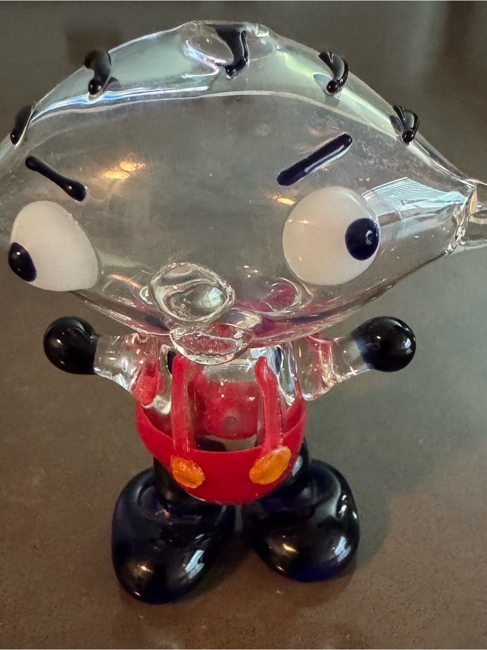 New hand blown Glass Minion bowl